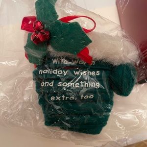 Christmas stocking- swirl. Ornament